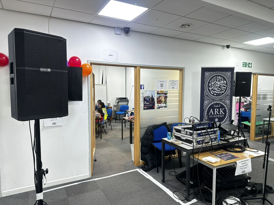 Tranquil1 professional sound production at an event